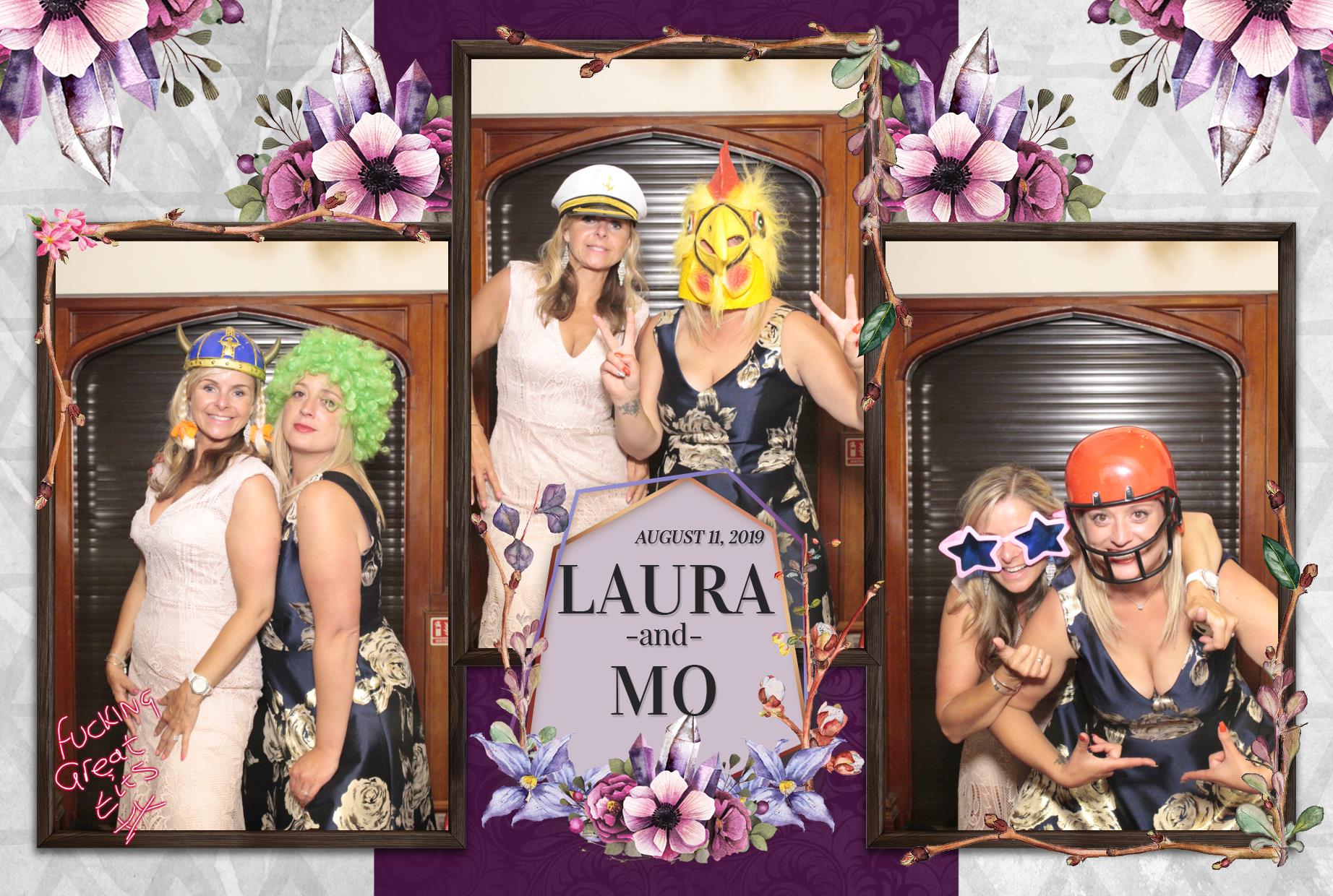 Laura and Mo's Wedding | View more photos from the event at gallery.myphotoboothexperience.co.uk/u/MyPhotoBoothExperienceLtd/Laura-and-Mos-Wedding